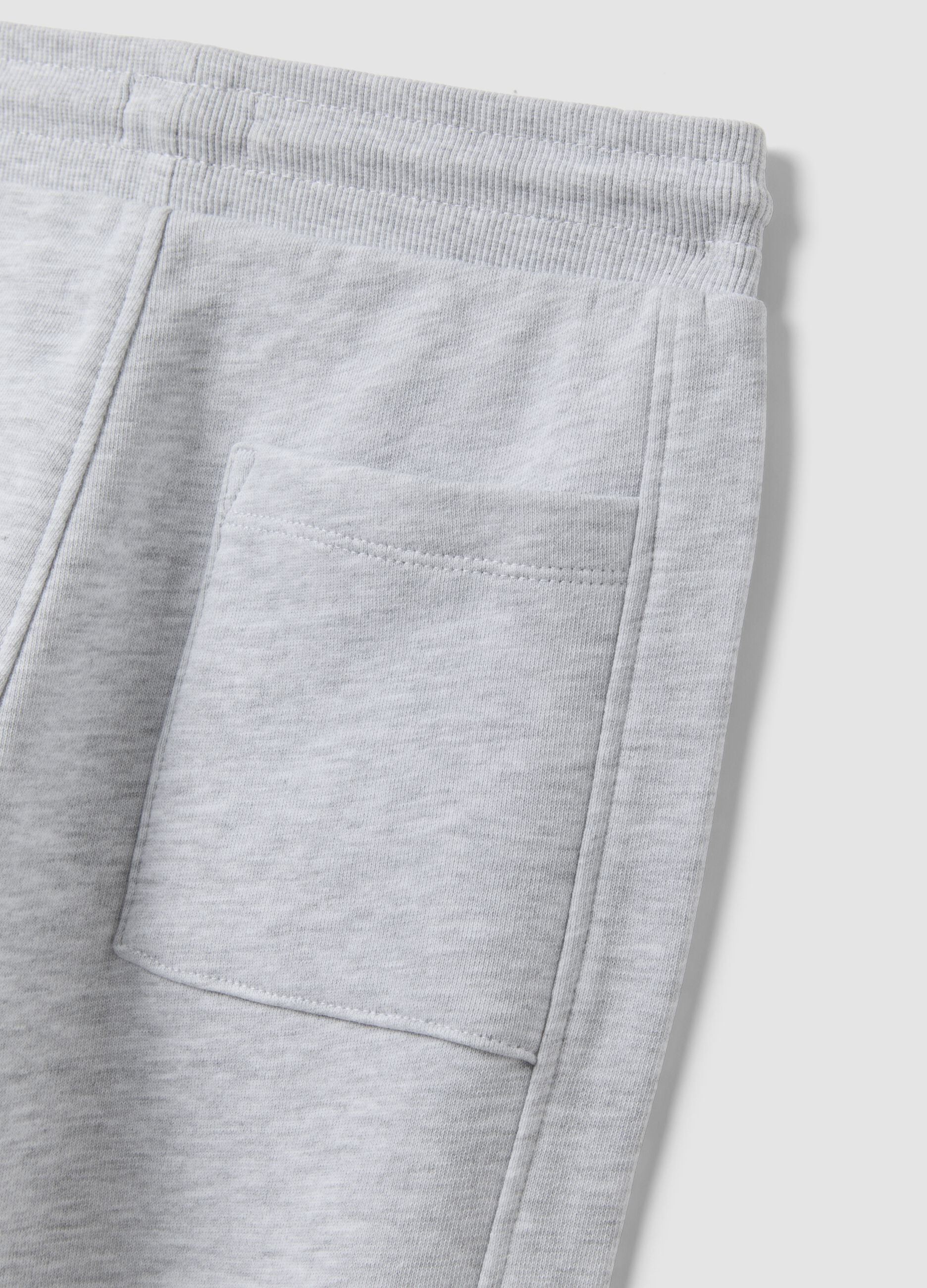 Grey organic cotton joggers