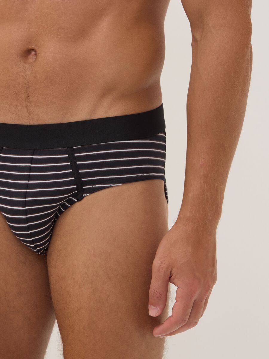Multipack di cinque slip multicolor in cotone organico elasticizzato_3