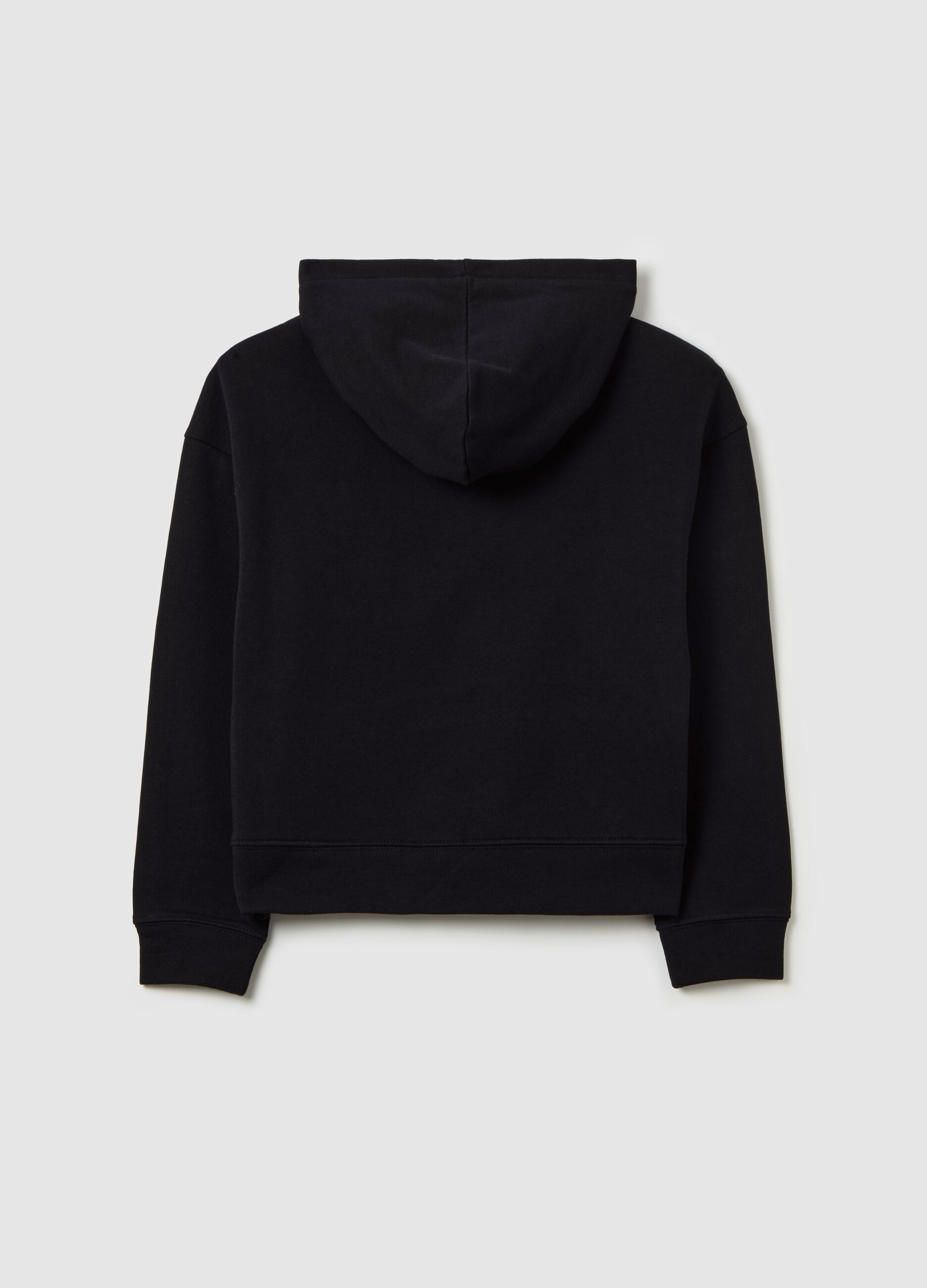 Sweatshirt with hood and "Cambridge University" print