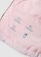 Girls' regular fit padded pink gilet with hood_2