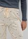 Regular Fit Beige Pure Cotton Trousers_3