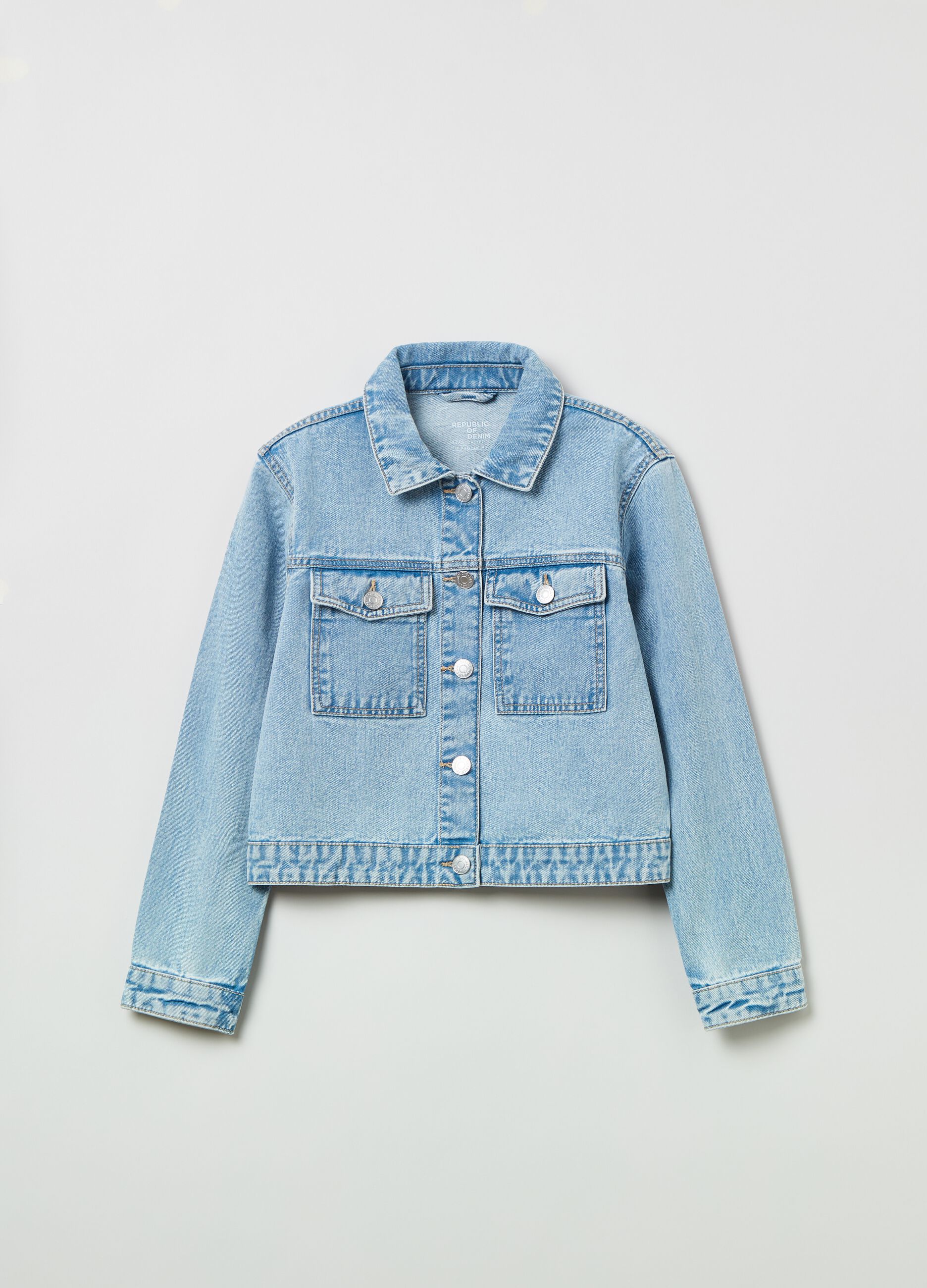 Giubbino jeans cheap bambina oviesse