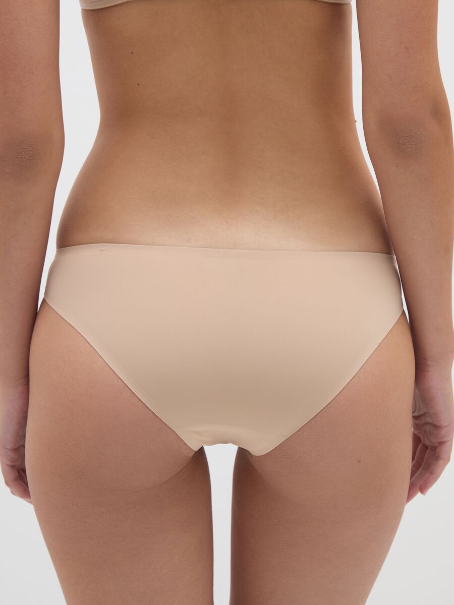 Slip in tessuto elasticizzato beige regular fit_2