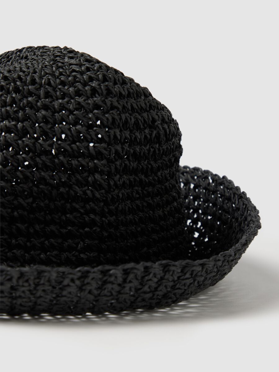 Black hat in textile paper_2