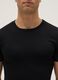 Two-Pack Black Organic Cotton Crew Neck T-shirts Regular Fit_1