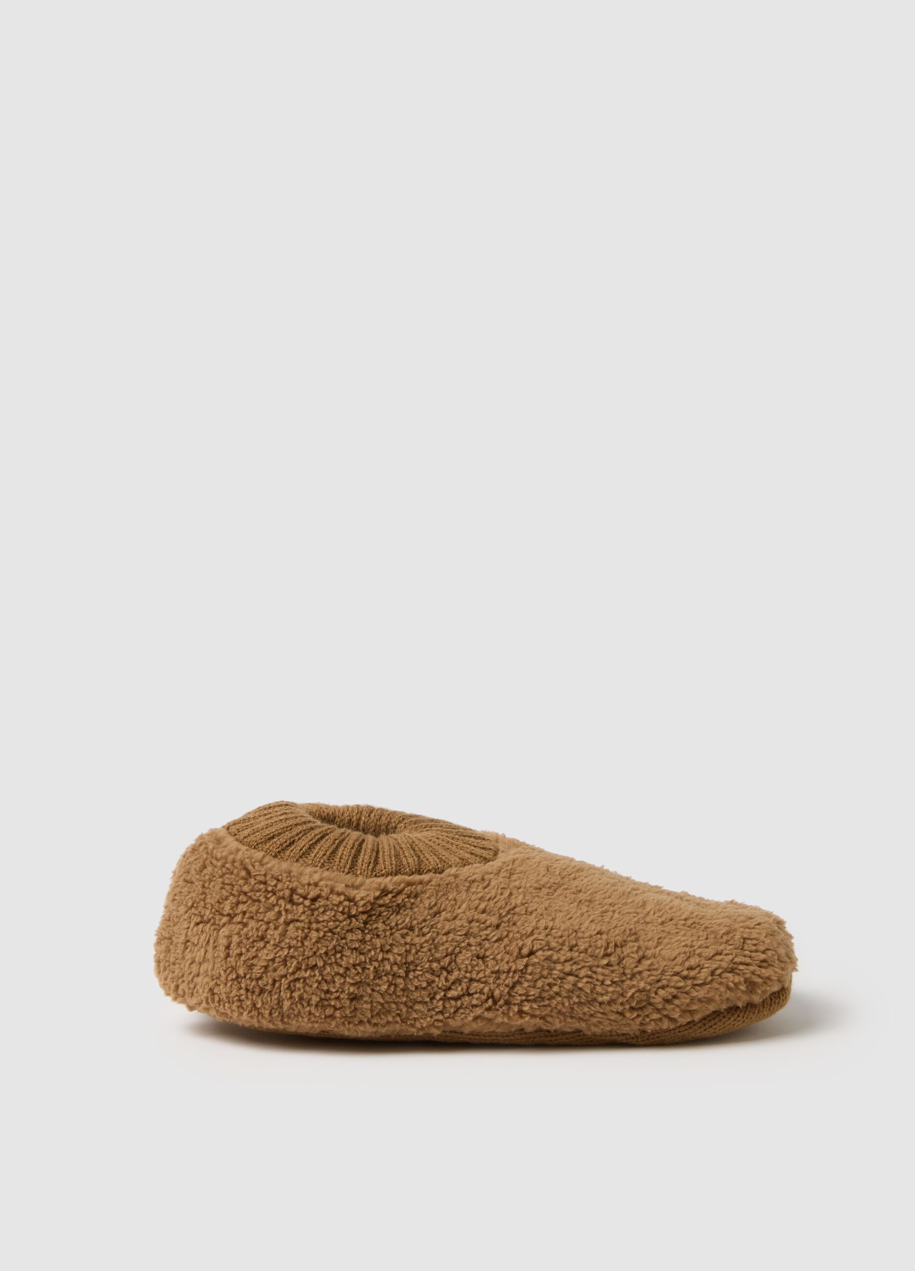 Pantofole morbide marroni antiscivolo