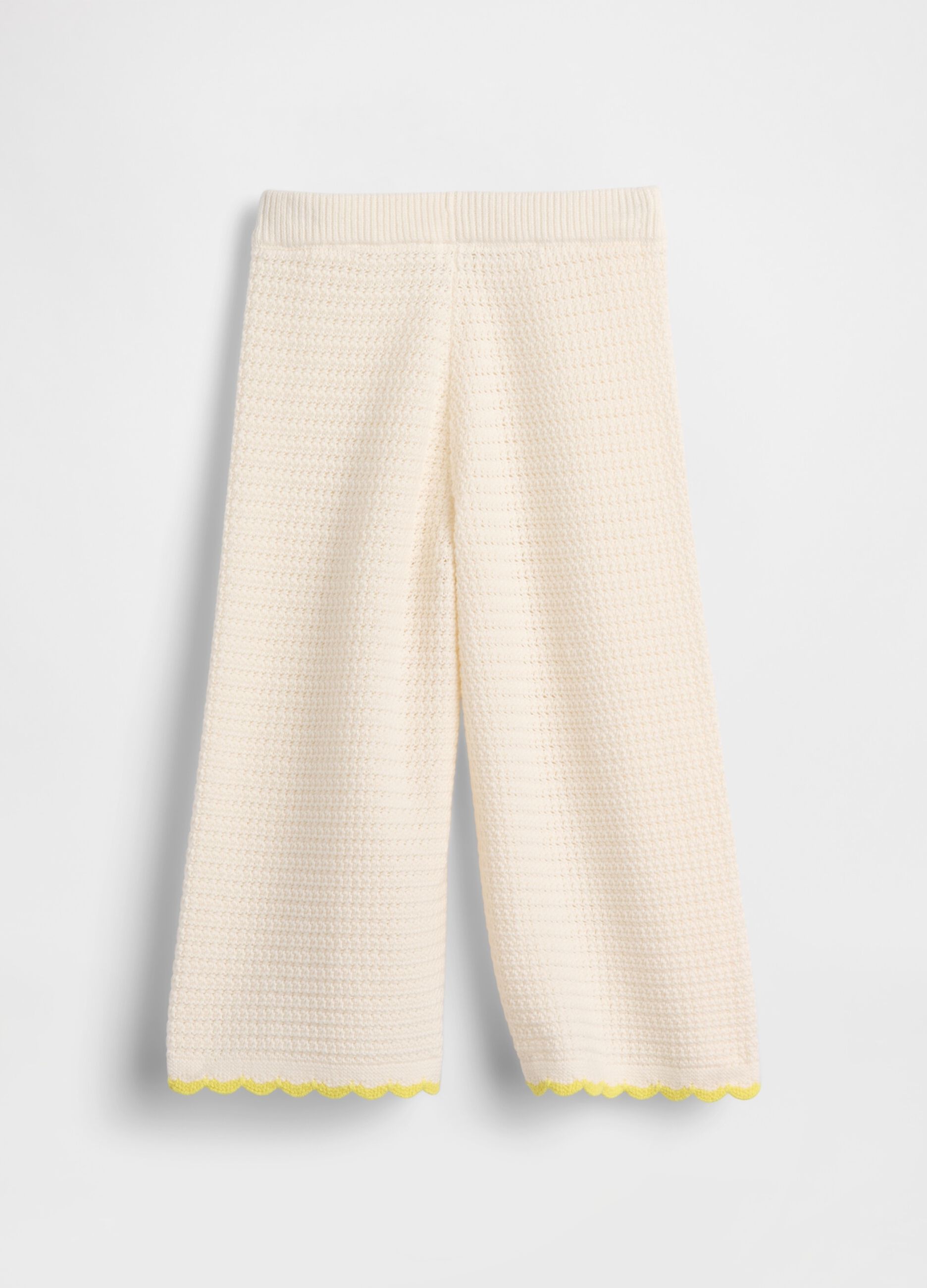 Pure cotton palazzo trousers