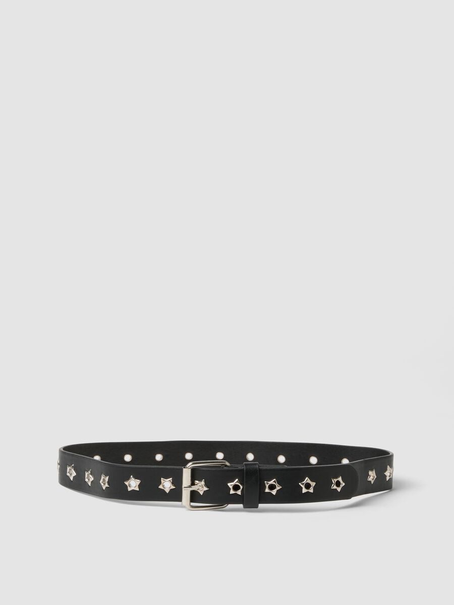 Black belt with star studs_0