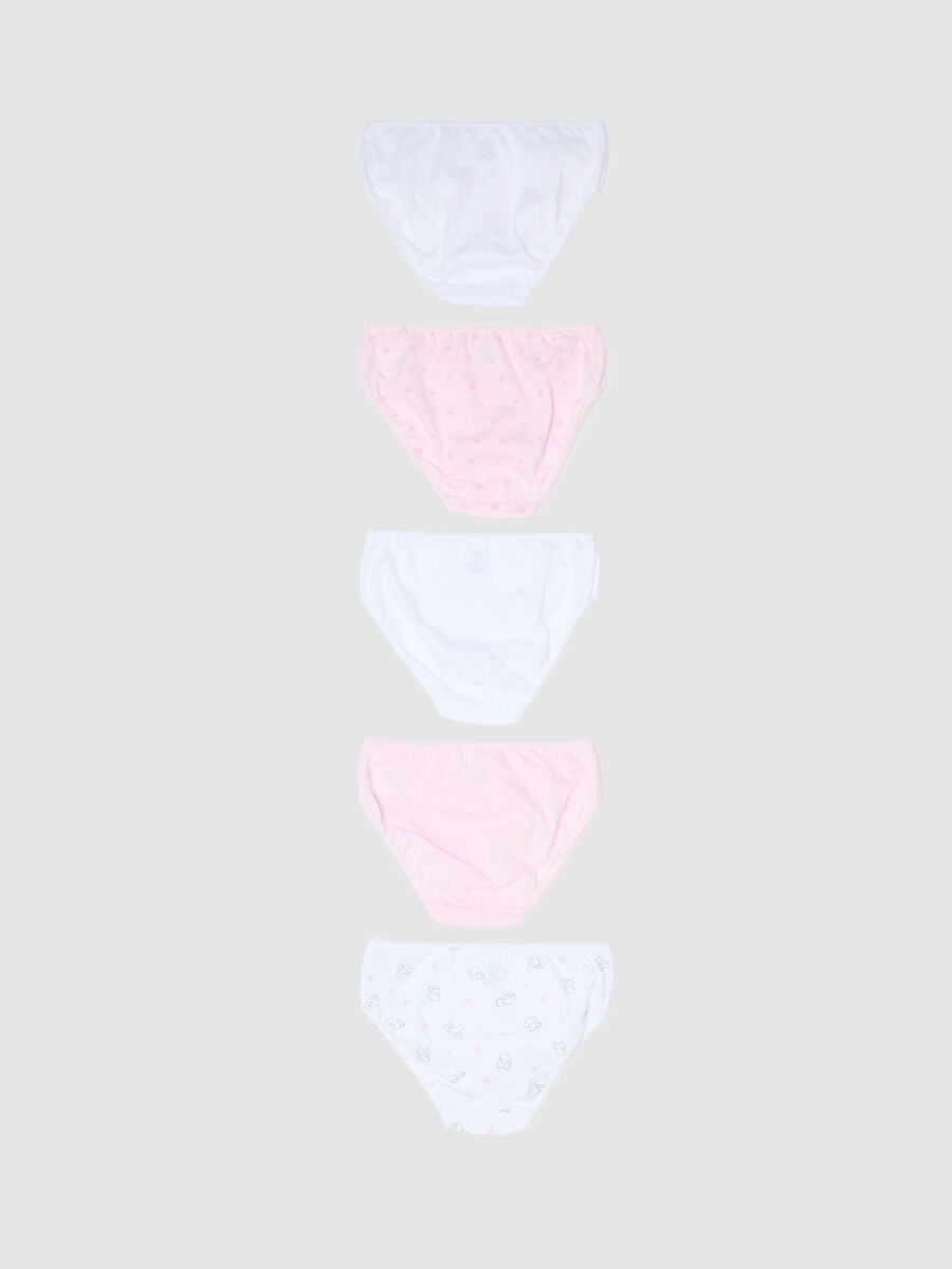 Girls' multicolour pure cotton multipack briefs_1
