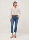 Bootcut jeans in blue stretch denim cotton_0