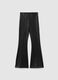 Black faux leather leggings_3