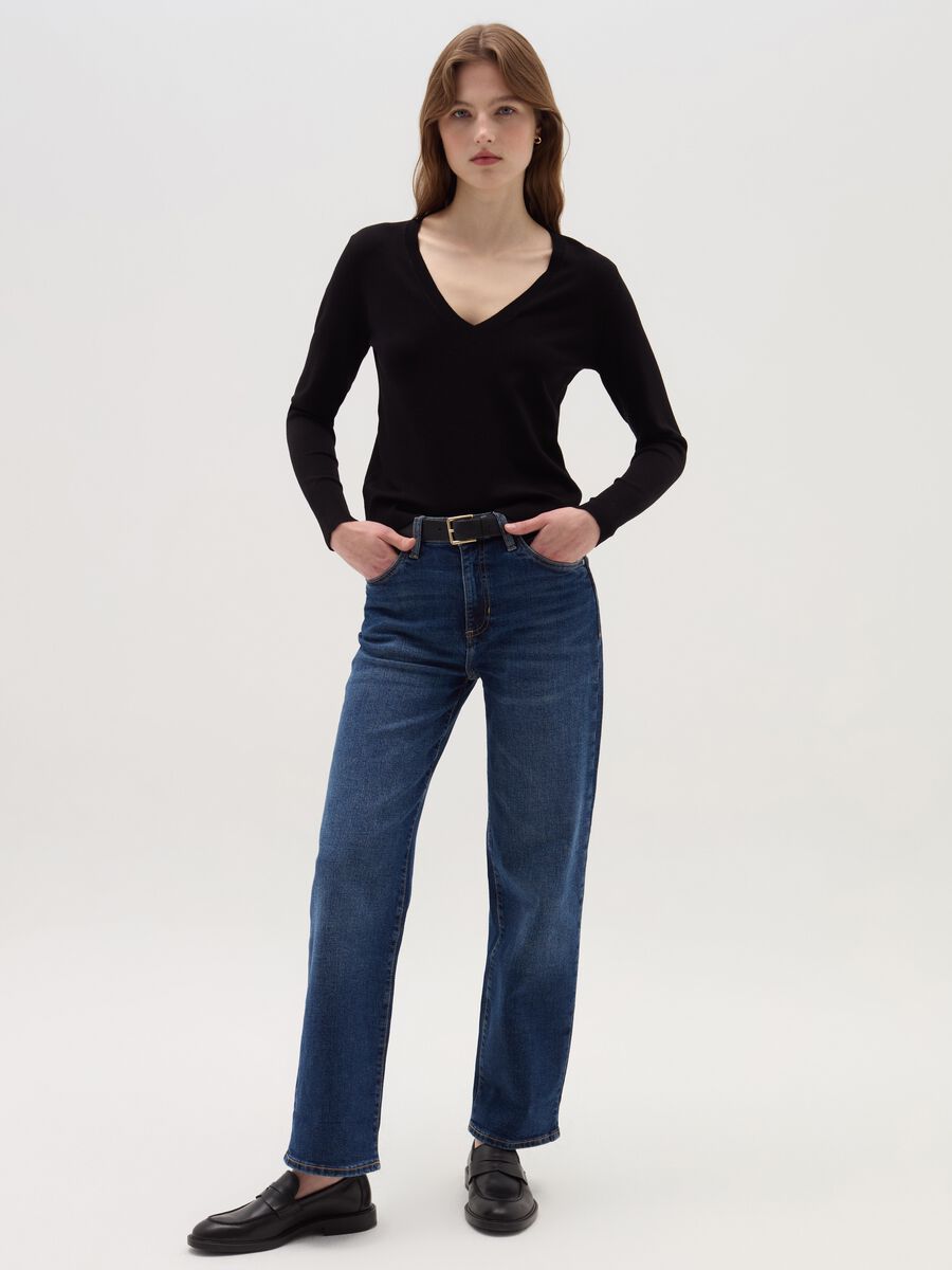 V-neck pullover_1