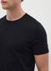 Men's pure cotton black regular fit t-shirt_2