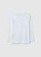 Children's pure cotton white regular fit shirt_1