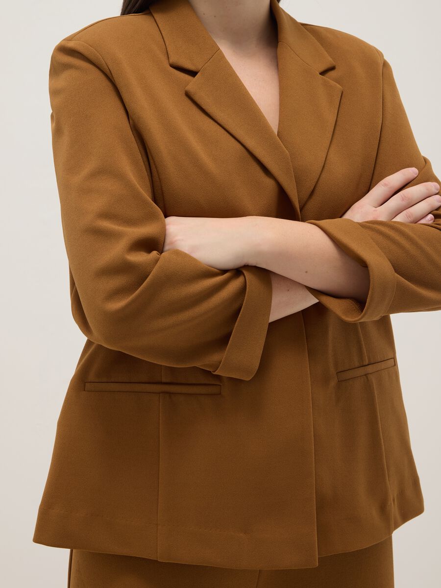 Blazer marrone regular fit_3