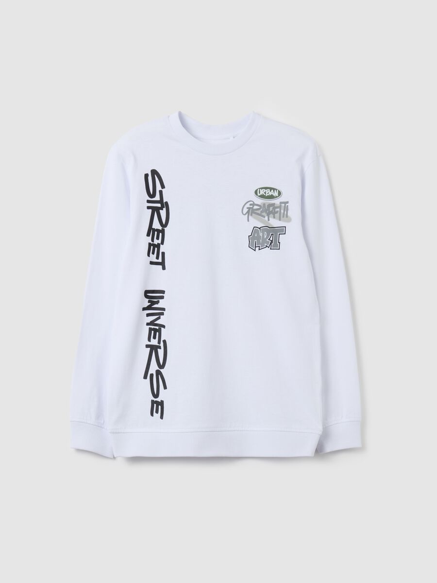 T-shirt a maniche lunghe con stampa_3