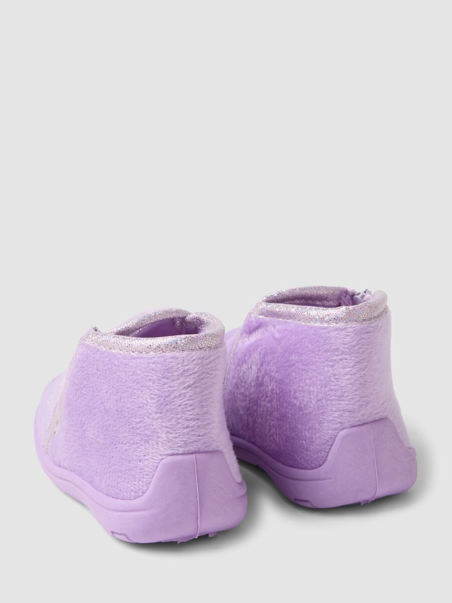 Pantofole viola con stampa Stitch per neonata_2