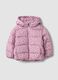 Pink hooded jacket with heart print, regular fit_0