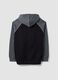 Black cotton-blend hoodie with PlayStation print_1
