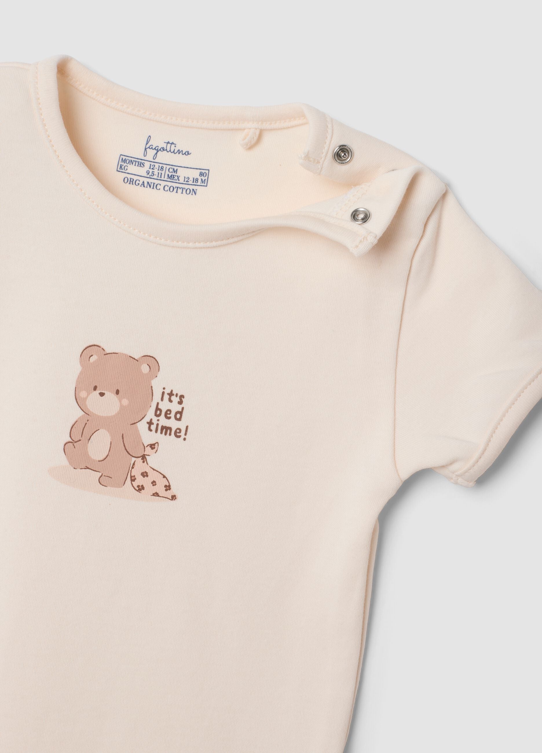 3-pack pink organic cotton crew-neck bodysuits for baby girl
