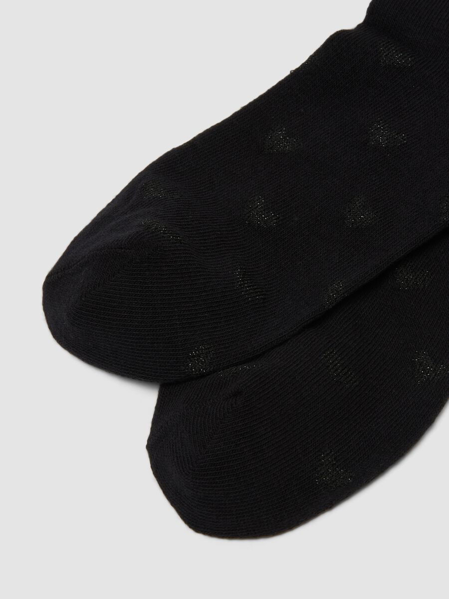 2-pack of black stretch organic cotton socks_2