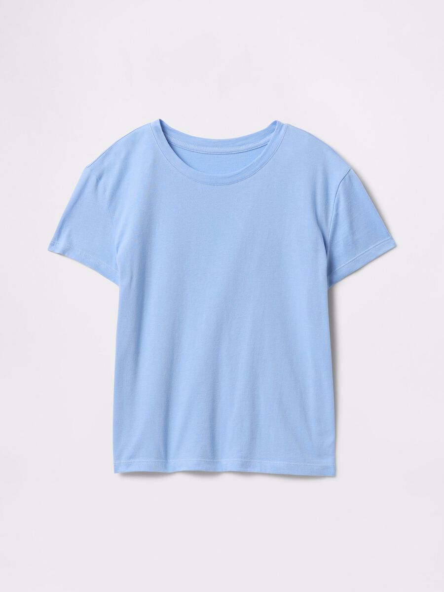Light blue cotton T-shirt_2