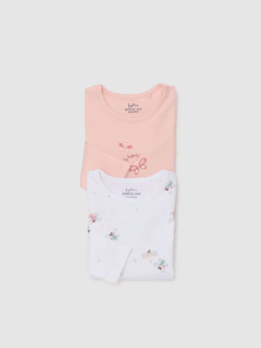 Set bipack body da bambina in puro cotone multicolor_3