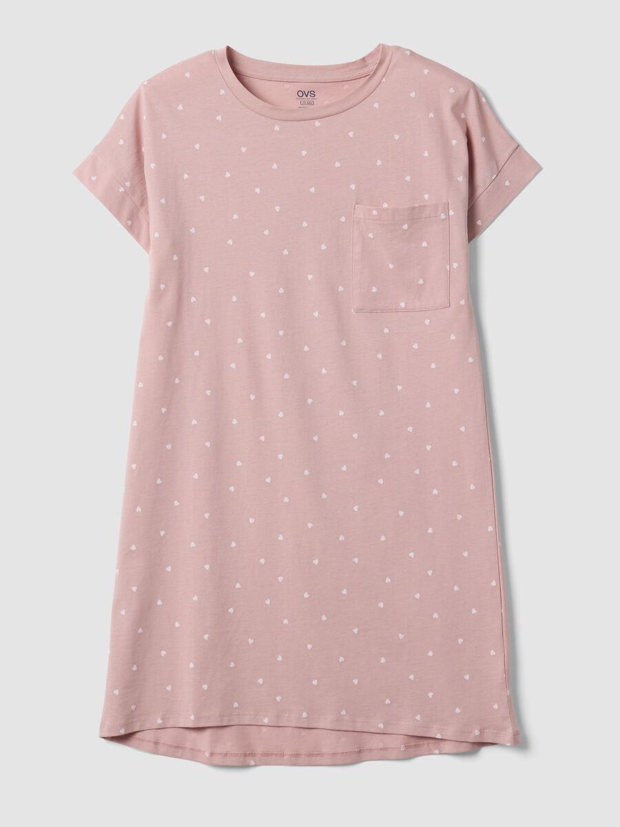 Pink pure organic cotton nightshirt_4