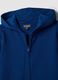 Blue boys&rsquo; organic cotton hoodie, regular fit_2