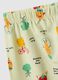 Yellow newborn pyjamas in pure cotton regular fit with prints_2