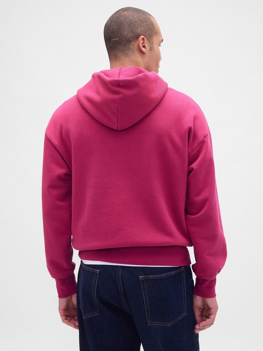 Pink Cotton-Blend Hoodie_2