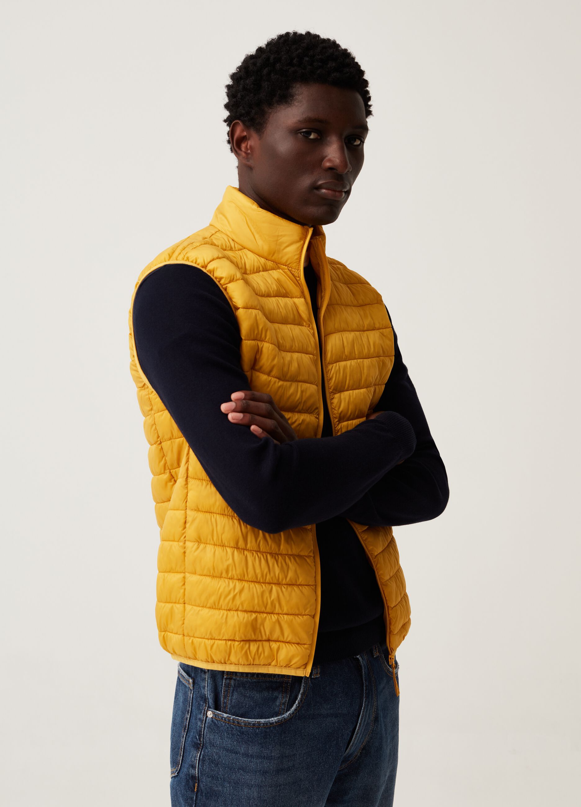 Gilet ultralight a collo alto_0