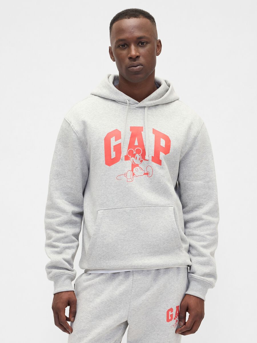 Grey Hoodie Sweatshirt_0