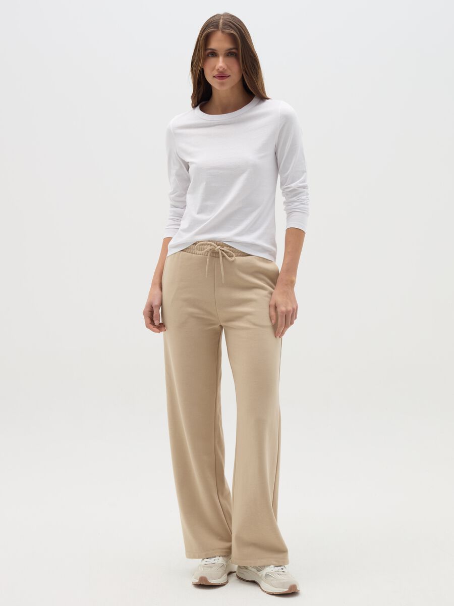 Essential straight-fit joggers with drawstring_0