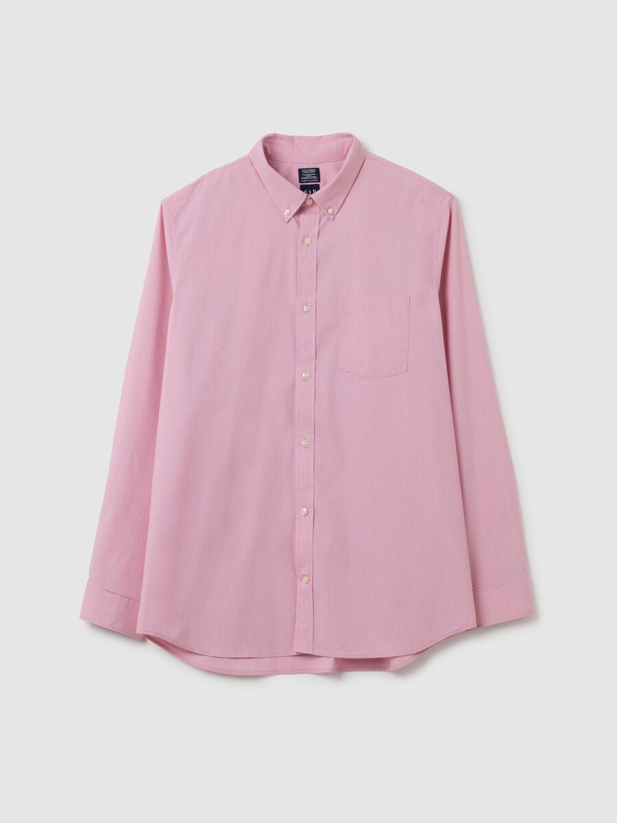 Regular-fit shirt with slub effect_1