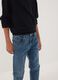 Boys&rsquo; regular-fit blue stretch cotton jeans_2
