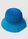 Multicolour paper fabric hat for girls_1