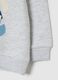 Grey sweatshirt for children in regular fit cotton with print_3