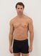 Regular fit black cotton stretch boxer tripack_0