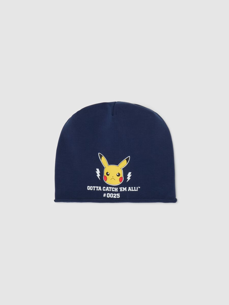 Jersey hat with Pikachu print_0