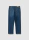 Blue pure cotton regular-fit jeans for boys_5