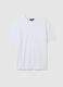 White pure cotton t-shirt relaxed fit_4