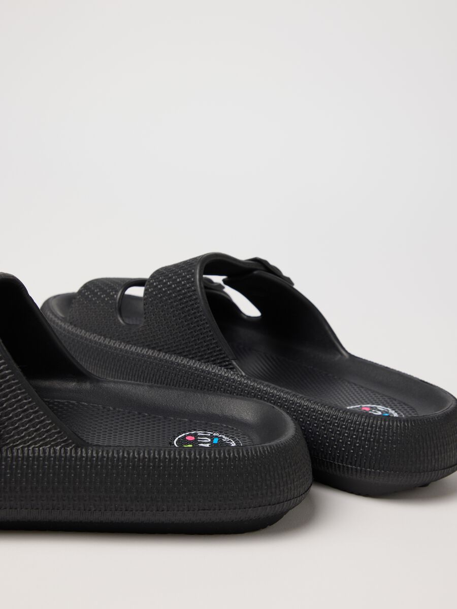 Black double-band sandals_1
