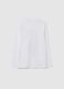 Boys' pure cotton white regular fit T-shirt_1