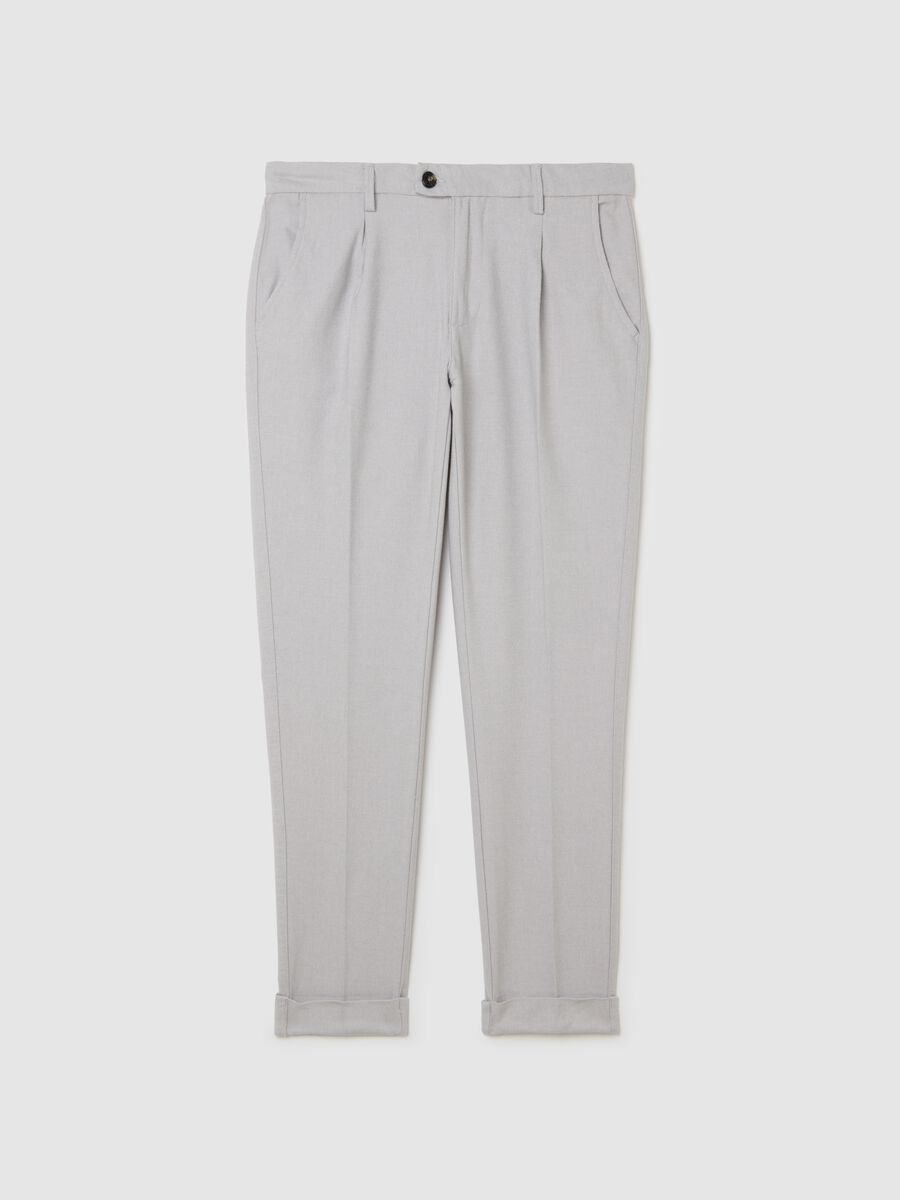 Pantaloni chino grigi comfort fit_4