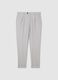 Grey Comfort Fit Chino Trousers_4