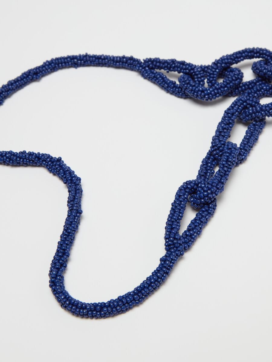Chain necklace with beads_1