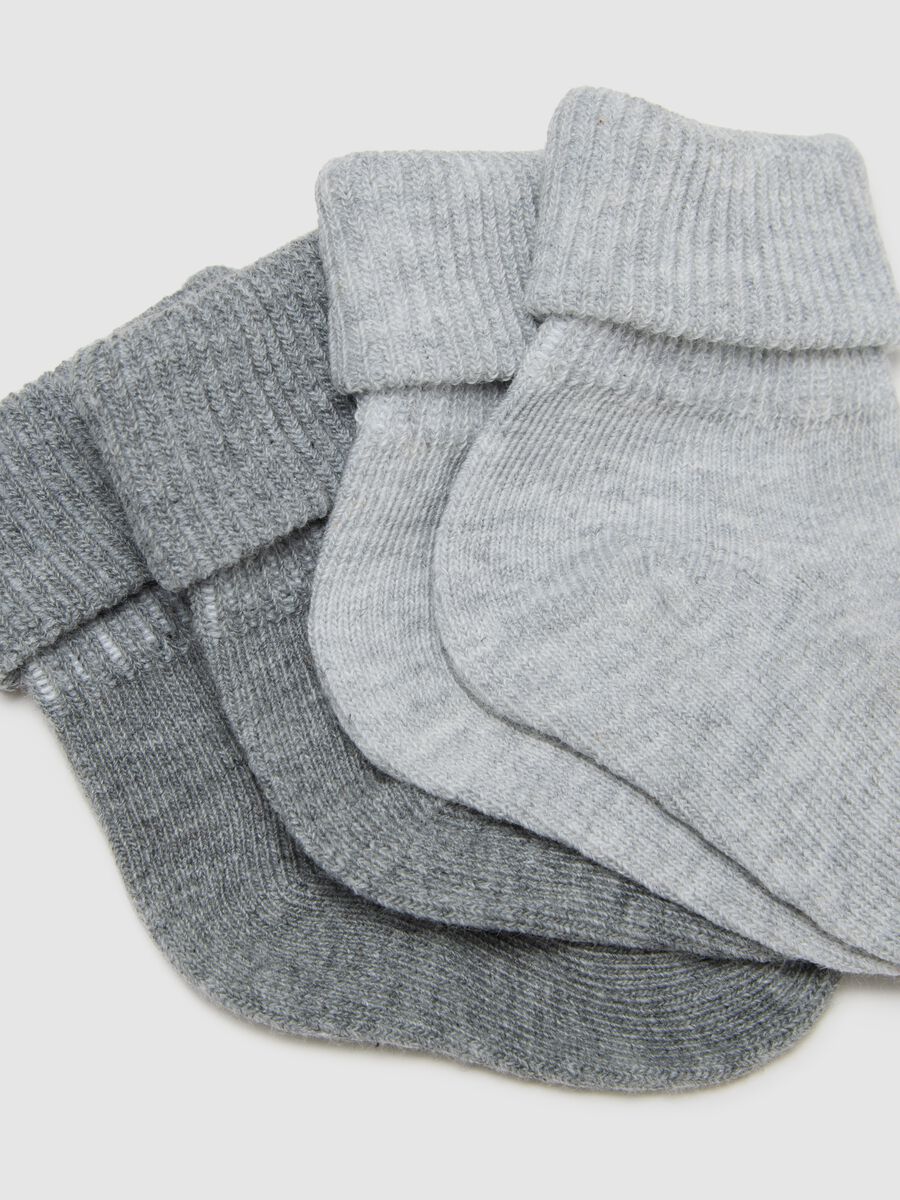 Set tripack calzini da neonato in misto cotone multicolor_2