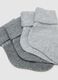 Set of three-pack newborn socks in multicolour cotton blend_2