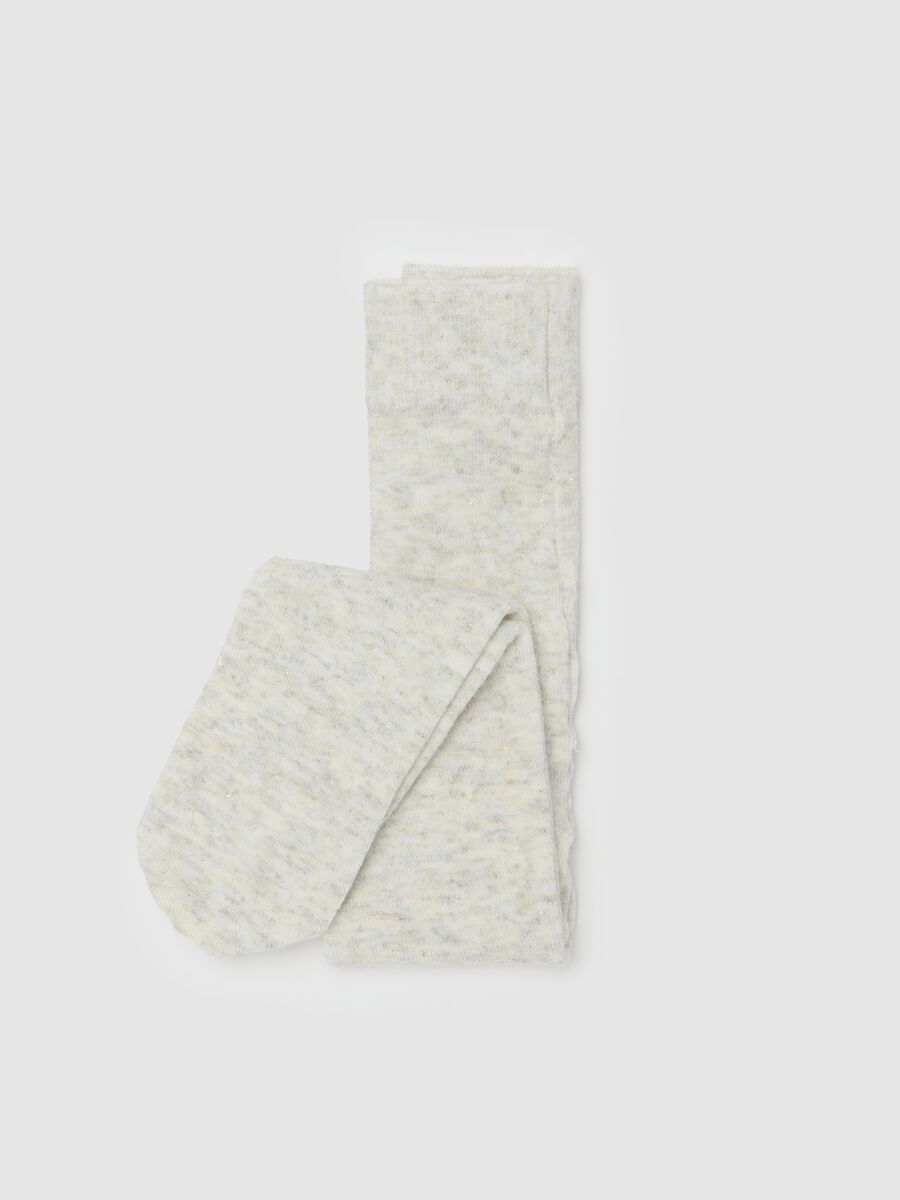 Mélange tights with lurex_0